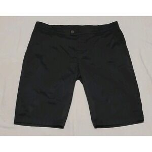 Abacus Sportswear Men's Golf Shorts Grey Textured Pinstripe Performance STR
